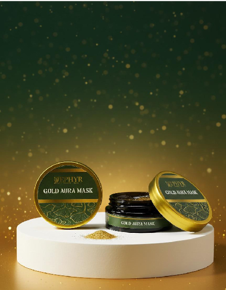 gold aura mask